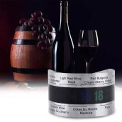 Wine thermometer steel strip - thermometer ng bote ng alak