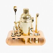Set shaker per cocktail - macchina per cocktail da 750 ml - kit regalo per baristi accessori argento/oro