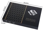 Juego de cubiertos de lujo (regalo): vajilla de 24 piezas de acero inoxidable pulido