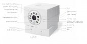 Indoor Full HD IP Security camera iCare FHD - 8 IR LEDs wih emergency remote control and face detection
