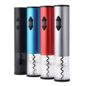 Conjunto de vinho de presente de luxo 4 em 1 abridor de vinho elétrico + arejador + despejador + cortador de folha