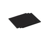 Conjunto de escritório em couro - conjunto de mesa - cor preta 12 acessórios