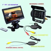 Wifi Reversing Camera with 15 IR LED LCD Monitor + 7"