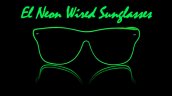 Óculos de néon estilo Way Ferrer - Verde