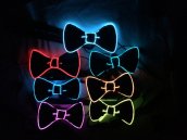 Masculina LED pajarita