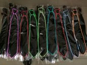 Neon-Krawatte - Blau