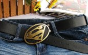 Superman logo - goldener Schnalle