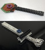 Neocube lopte - 5 mm crne