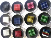 Neocube lopte - 5 mm crne
