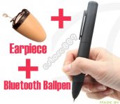 Kém fülhallgató 007 + Bluetooth toll