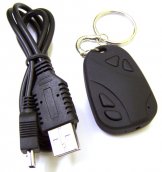 Spionkamera i nyckelring + 2 GB SD