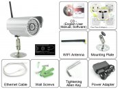 กล้องรักษาความปลอดภัย IP - กลางแจ้งพร้อม IR LED