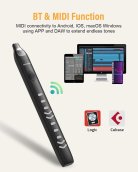 Electronic flute / Saxophone / Trumpet (10 instruments) + speaker + BT + MIDI