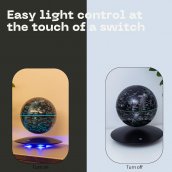 浮遊銀河惑星 (星系) 360° - 磁気ベース付き LED 星座ランプ | Cool Mania