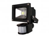 PIR-rörelsedetektor med kamera och lampa