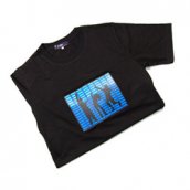 Camiseta led danza del partido - azul