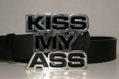 Kiss My Ass - 벨트 버클