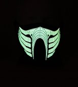 Maschera rave LED per il suono del partito sensibile - Scorpion