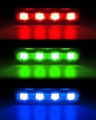 Výkonné LED lúčové bezpečnostné svetlo pre vysokozdvižné vozíky - 60W (12 x 5W) + IP68 krytie