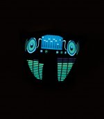 Máscara LED Equalizador sensível ao som - estilo DJ