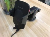 Držač za mobilne uređaje u automobilu - Automatski Qi bežični + infracrveni senzor i okretni jastučić od 360 °