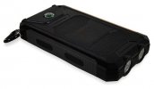 Banc cumhachta gréine (ceallraí) uiscedhíonach - charger fón póca seachtrach 10000 mAh