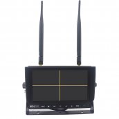 Wireless rear camera with monitor - 4x camera + 7" LCD with DVR (Audio + Video) + 128GB SDXC Card