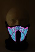 Rave-gezichtsmaskers klinken gevoelig - Cyberdog
