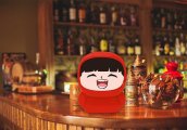 Childrens speaker with a changing face Portable wireless bluetooth 3W - Red