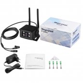 Câmera 4G IP Full HD com visão noturna de até 20m e detecção de movimento + proteção IP66 + P2P