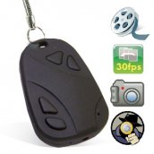 Spionkamera i nyckelring + 2 GB SD