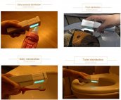 Mini UV light disinfection lamp 5W into pocket