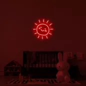 Inscripciones en la pared (LED - 3D) logo SUNNY iluminado con 50 cm