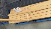 Plastová výplň pletiva (plotu) a panelov z PVC lišty - 3D pásy do plotov - Imitácia dreva