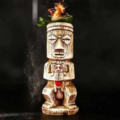 Keramik-Cocktailglas - Tiki Samif mit einem Fassungsvermögen von 450 ml