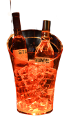 Jääämber LED - veini või šampanja jaoks (joogid / alkohol) - Värviline valgustatud 5,5L