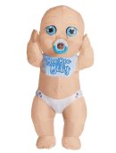 Täispuhutav kostüüm - Laps (vastsündinud) maskott Baby Boy ventilaatoriga