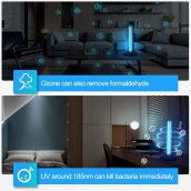 UVC lamps - uv light disinfection 38W with 360° ozone sterilization
