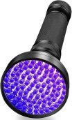 UV baterka světlo - silná ultrafialová detekční baterka s UV světlem s až 100x LED výkonem