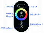 RGB цветной пульт дистанционного управления для силиконовой светодиодной ленты RGB