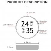 Spy digitálne hodinky na ruku s wifi kamerou FULL HD + podpora micro sd 256GB