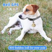 Collier gps pour chien dans la cloche - mini localisateur gps pour chiens / chats / animaux avec suivi Wifi et LBS - IP67