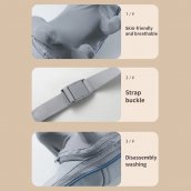 Masajeador de cuello/espalda/cintura/piernas vibratorio con intensidad regulable
