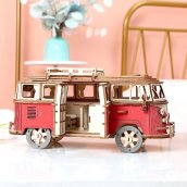 Holzklappmodell - 3D Holzpuzzle Retro Auto - Volkswagen VW T1