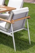 Garden dining set - Luxury garden furniture - table and chair set for 6 people