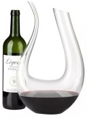Carafe et décanteur à vin 1500 ml - Carafes à vin uniques en forme de U + boules de nettoyage