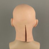 Máscara de látex de silicona con cara de hombre calvo para adultos para Halloween o carnaval