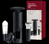 Set otvarača za boce vina 4 komada - Rezač / Izlijevač / Čep sa otvaračem koji se sam izvlači