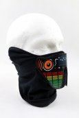 Máscara LED Equalizador sensível ao som - estilo DJ
