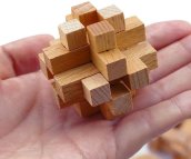 3D drvena slagalica za djecu i odrasle - Set od 9 drvenih slagalica